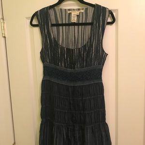 Max Studio Navy Sleeveless Dress